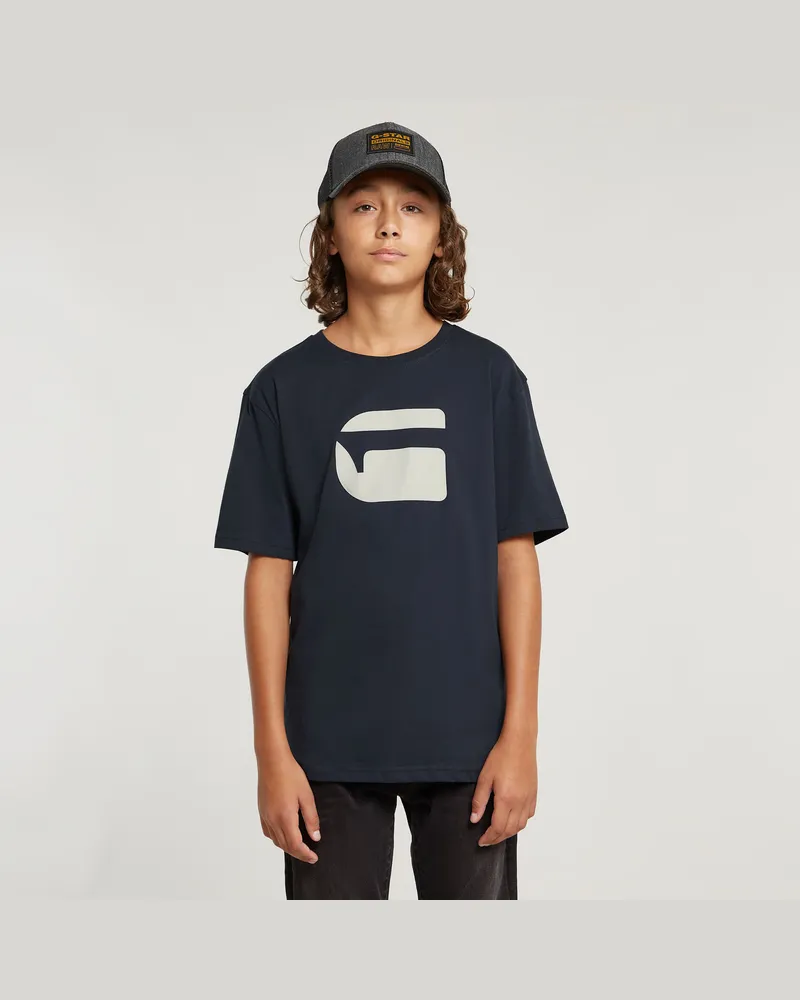 G-STAR RAW Jungen T-Shirt Loose - Dunkelblau - jungen Dunkelblau