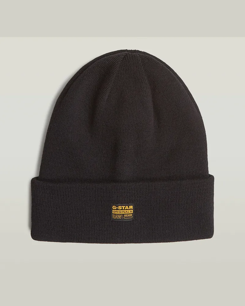 G-STAR RAW Effo Long Beanie - Schwarz - Herren Schwarz