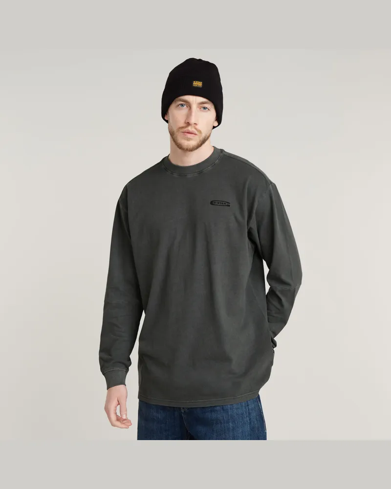 G-STAR RAW Pigment Dye Loose T-Shirt - Schwarz - Herren Schwarz