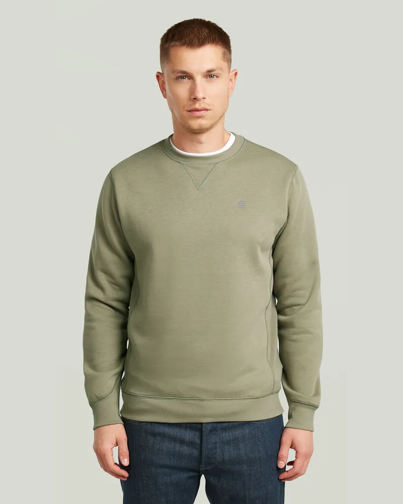 G-STAR RAW Premium Core Sweatshirt - Grün - Herren Grün