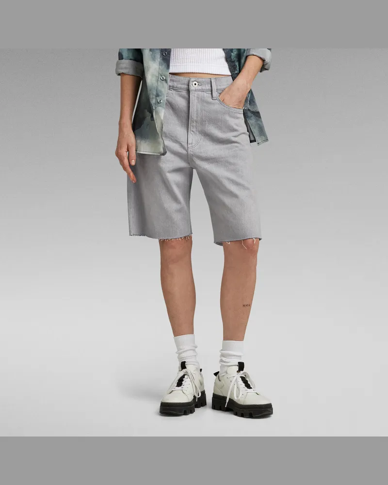 G-STAR RAW Type 89 Bermuda Shorts - Grau - Damen Grau