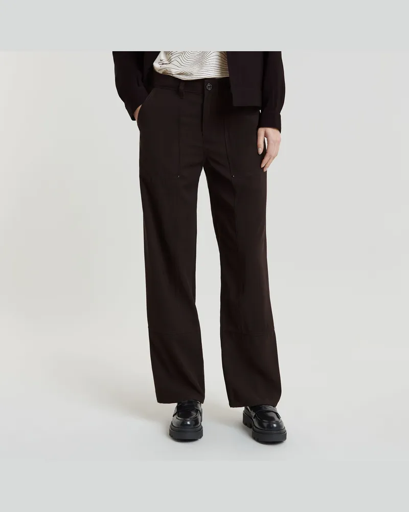 G-STAR RAW Fluid Carpenter Hose - Schwarz - Damen Schwarz