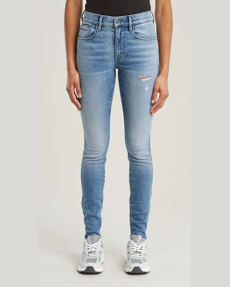 G-STAR RAW 3301 Skinny Jeans - Mittelblau - Damen Mittelblau