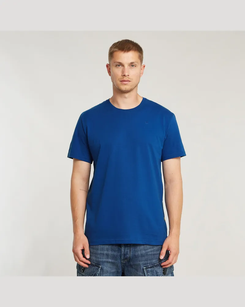 G-STAR RAW Base-S T-Shirt - Mittelblau - Herren Mittelblau