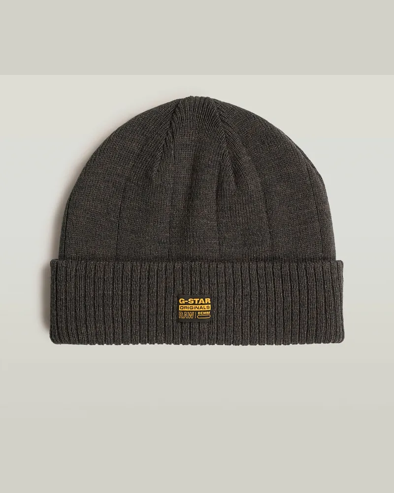 G-STAR RAW Wanin Beanie - Grau - Herren Grau