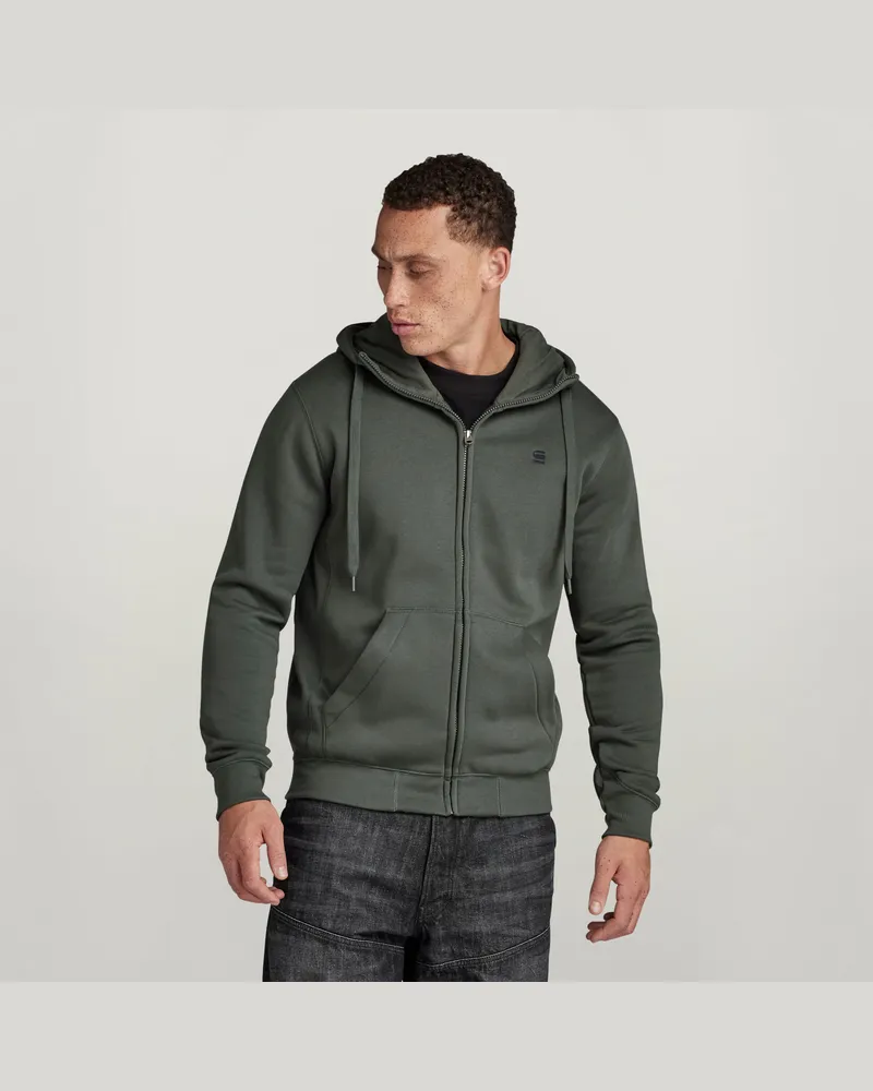 G-STAR RAW Premium Core Zip Thru Hoodie - Grau - Herren Grau