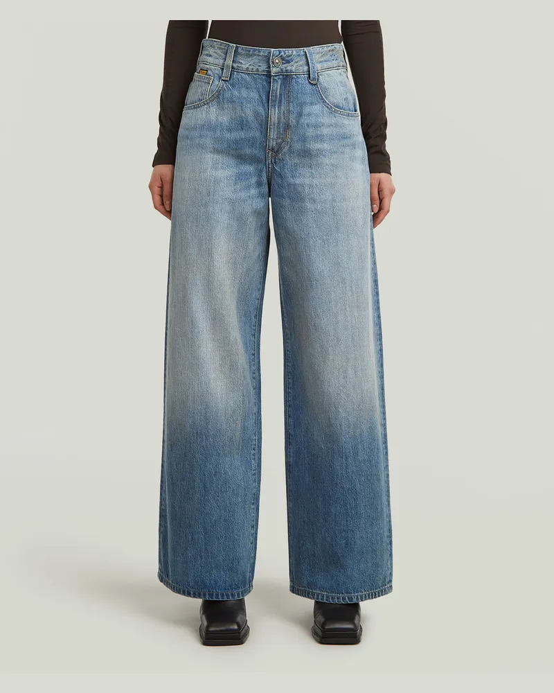 G-STAR RAW Skater High Loose Jeans - Hellblau - Damen Hellblau