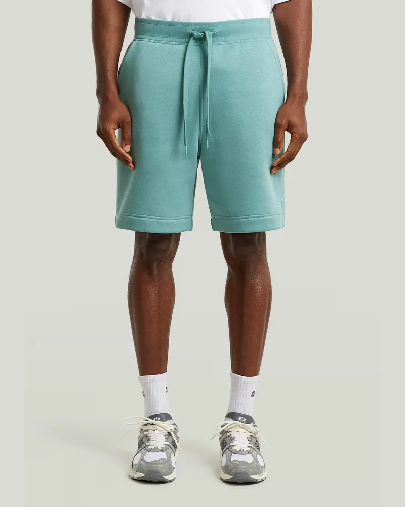 G-STAR RAW Premium Core Sweater Shorts - Mittelblau - Herren Mittelblau