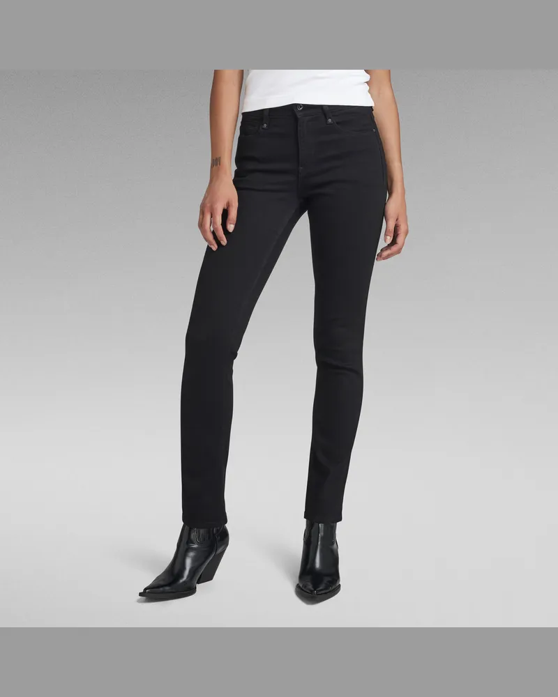G-STAR RAW Noxer Straight Jeans - Schwarz - Damen Schwarz