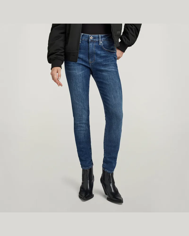 G-STAR RAW 3301 Skinny Jeans - Mittelblau - Damen Mittelblau