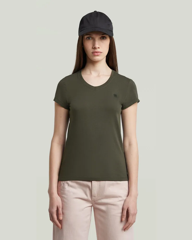 G-STAR RAW Eyben Slim Top 2.0 - Grau - Damen Grau