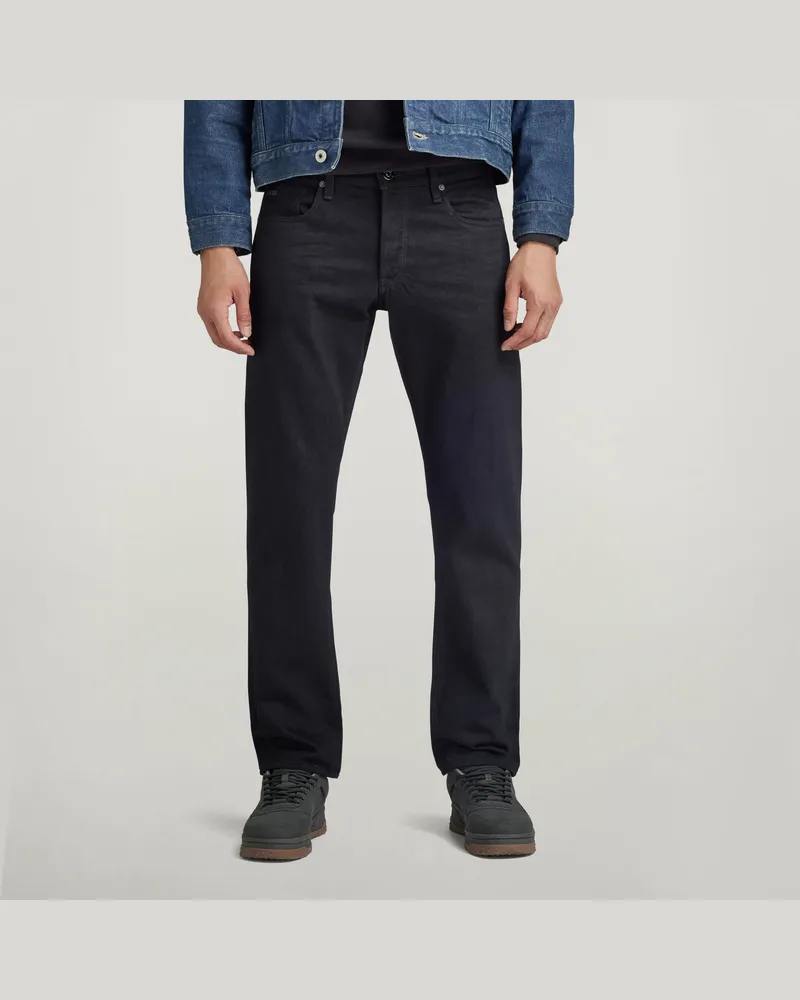 G-STAR RAW Premium 3301 Straight Jeans - Schwarz - Herren Schwarz