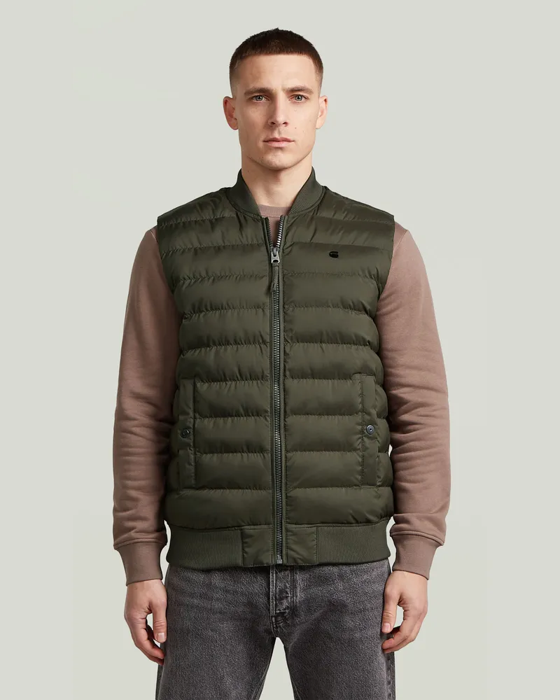 G-STAR RAW Liner Weste - Grau - Herren Grau