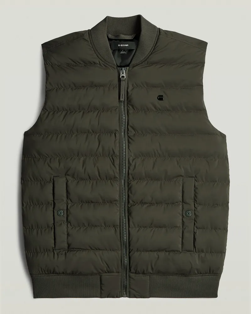 G-STAR RAW Liner Weste - Grau - Herren Grau