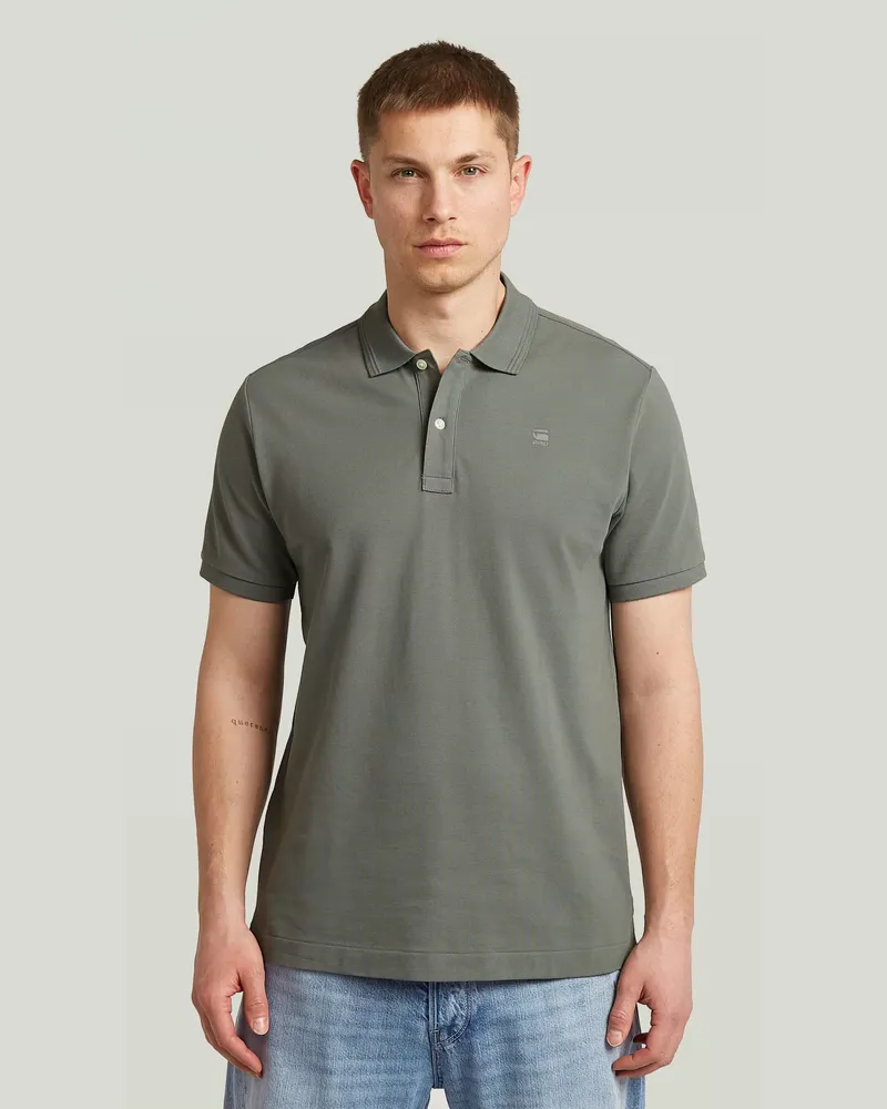 G-STAR RAW Dunda Slim Poloshirt - Grün - Herren Grün