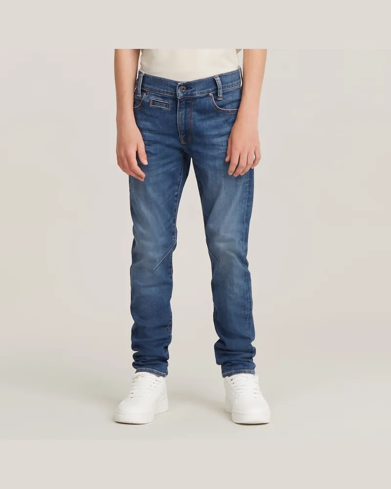 G-STAR RAW Jungen D-Staq Slim Jeans - Mittelblau - jungen Mittelblau