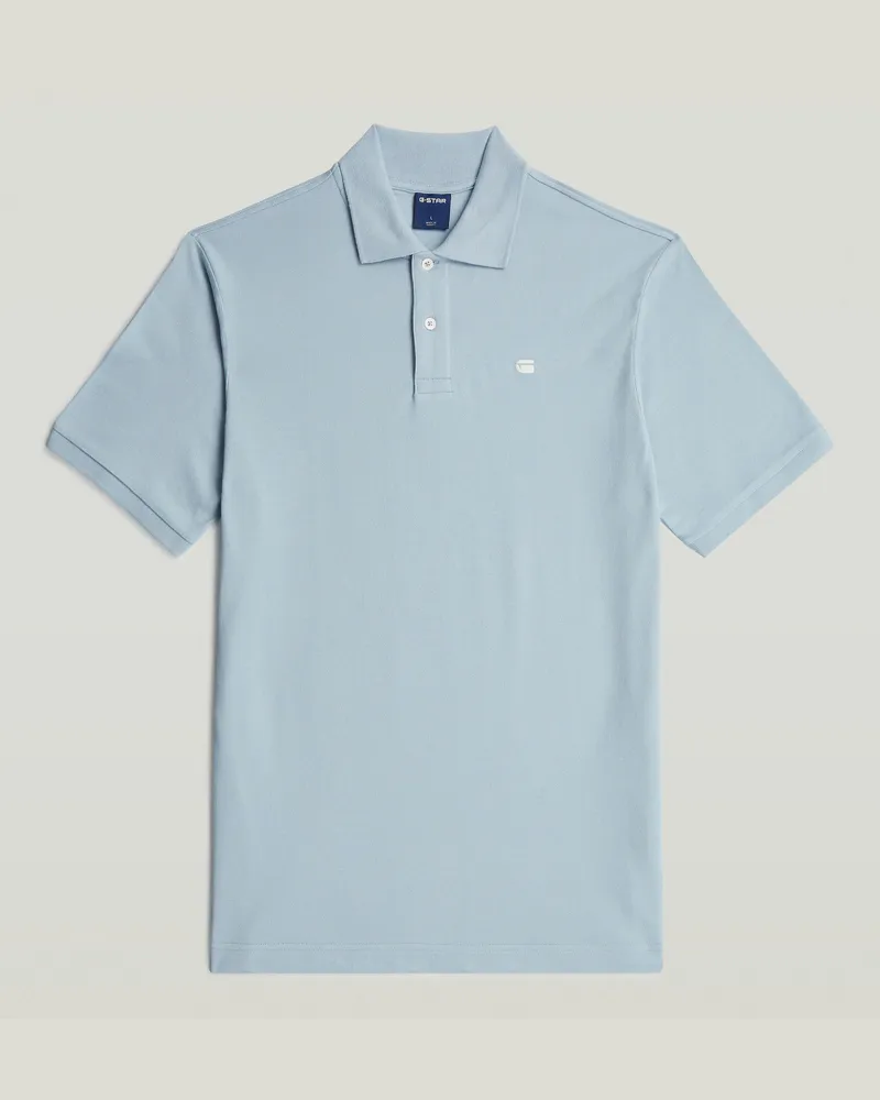 G-STAR RAW Oluv Regular Polo - Hellblau - Herren Hellblau