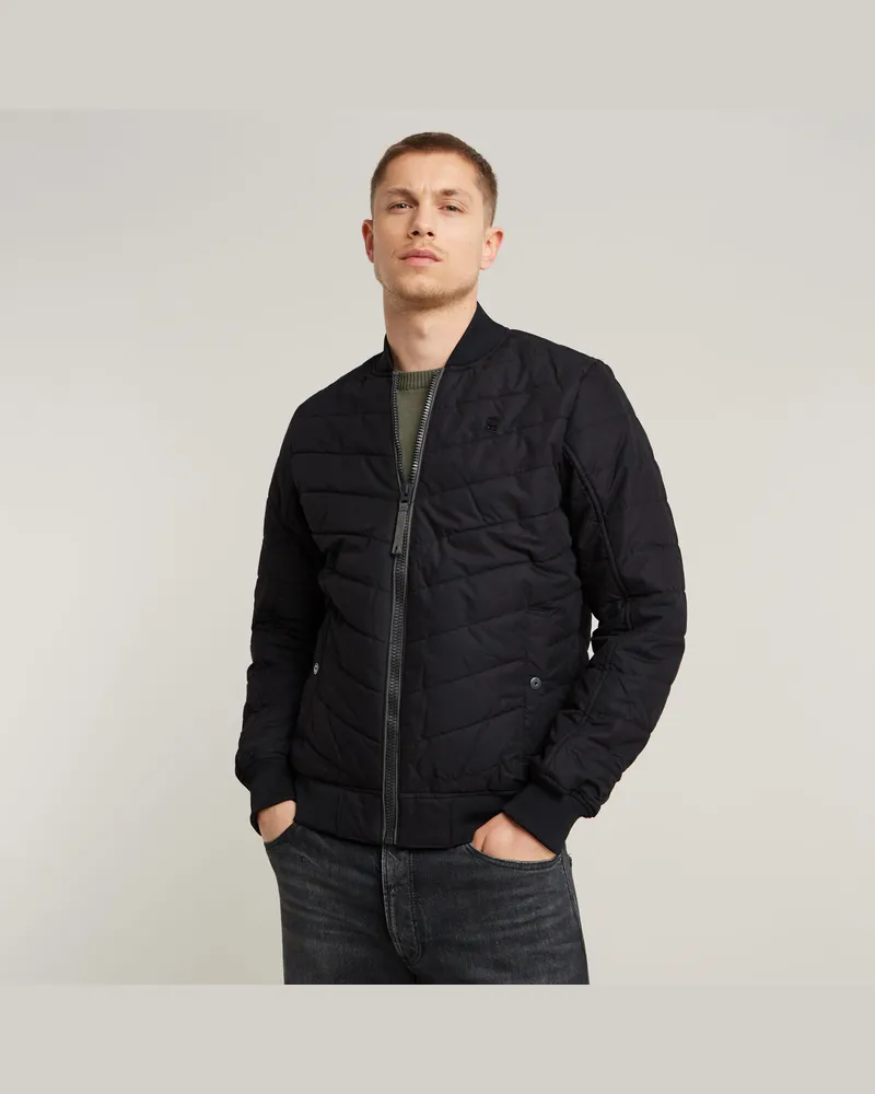 G-STAR RAW Padded Bomber Jacke - Schwarz - Herren Schwarz