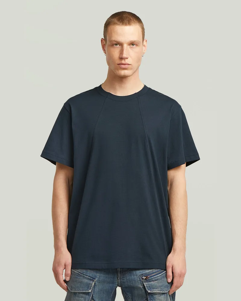 G-STAR RAW A Line Loose T-Shirt - Dunkelblau - Herren Dunkelblau