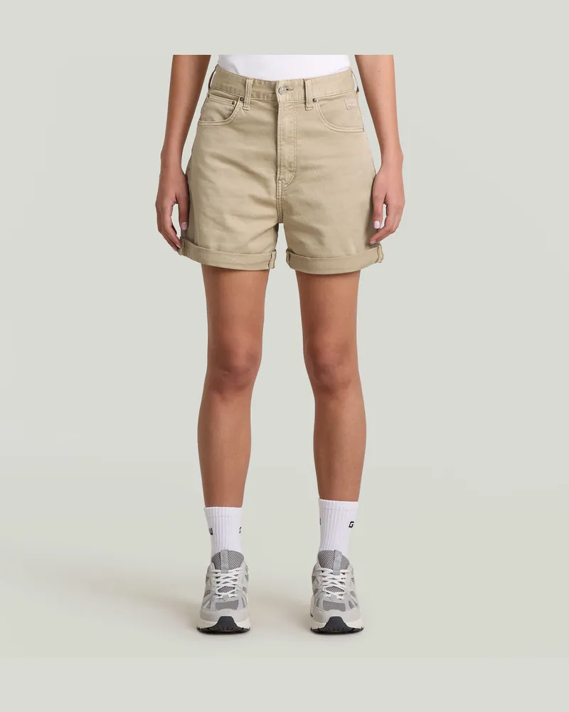 G-STAR RAW Judee Short Clean Edge Shorts - Beige - Damen Beige