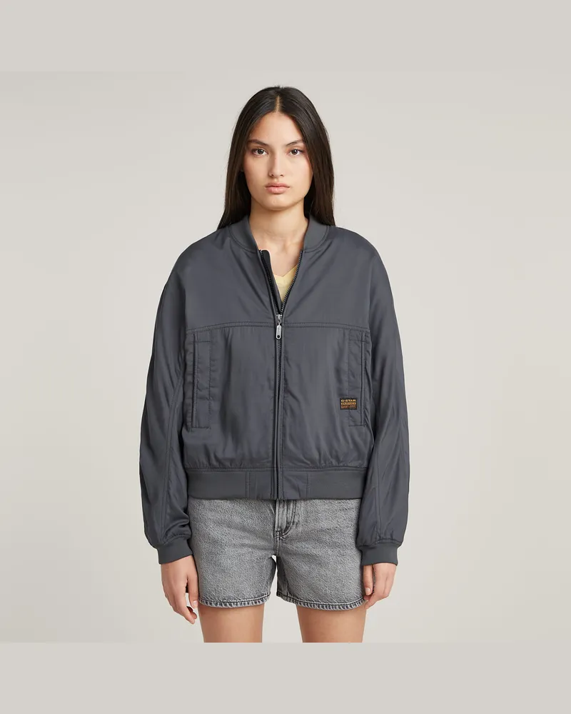 G-STAR RAW Summer Bomber Jacke - Grau - Damen Grau