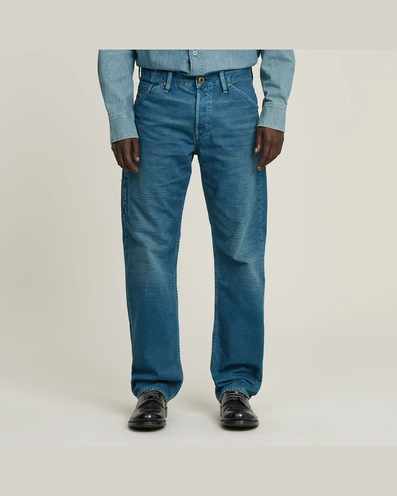 G-STAR RAW Dakota Logger Regular Straight Jeans - Mittelblau - Herren Mittelblau