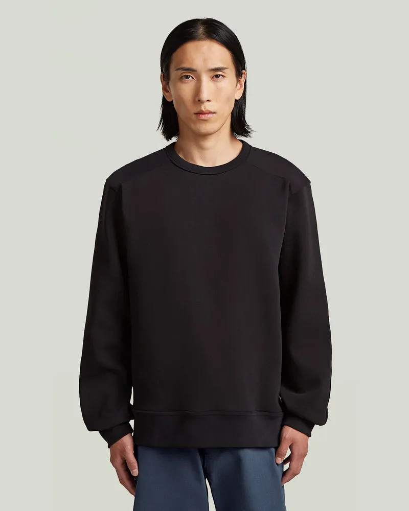 G-STAR RAW MN Premium Relaxed Sweatshirt - Schwarz - Herren Schwarz