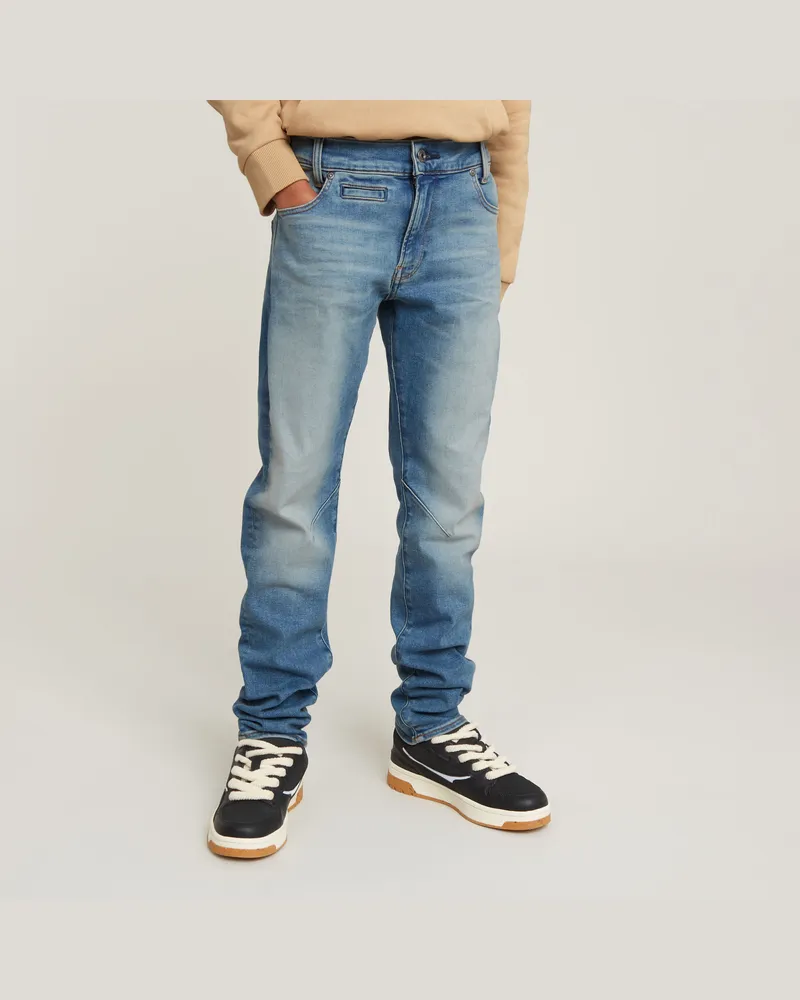 G-STAR RAW Jungen D-Staq Slim Jeans - Mittelblau - jungen Mittelblau