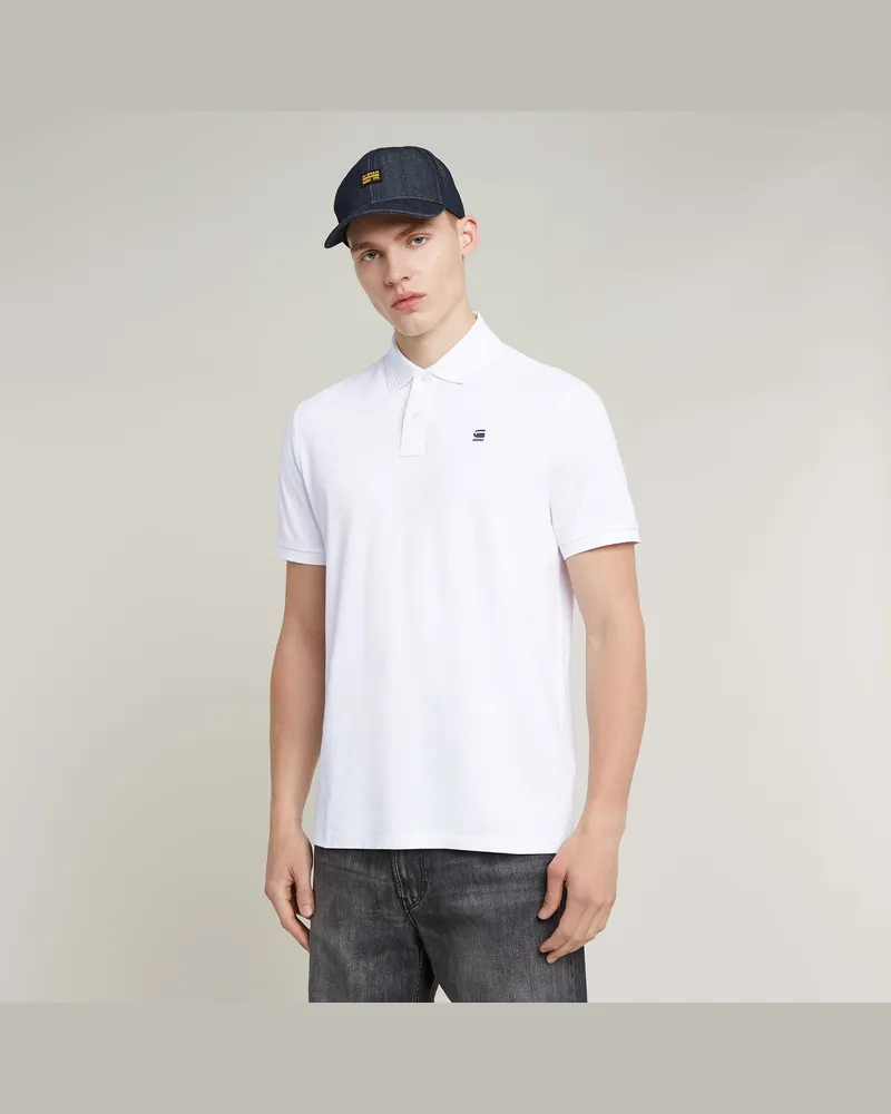 G-STAR RAW Dunda Polo - Weiß - Herren Weiß