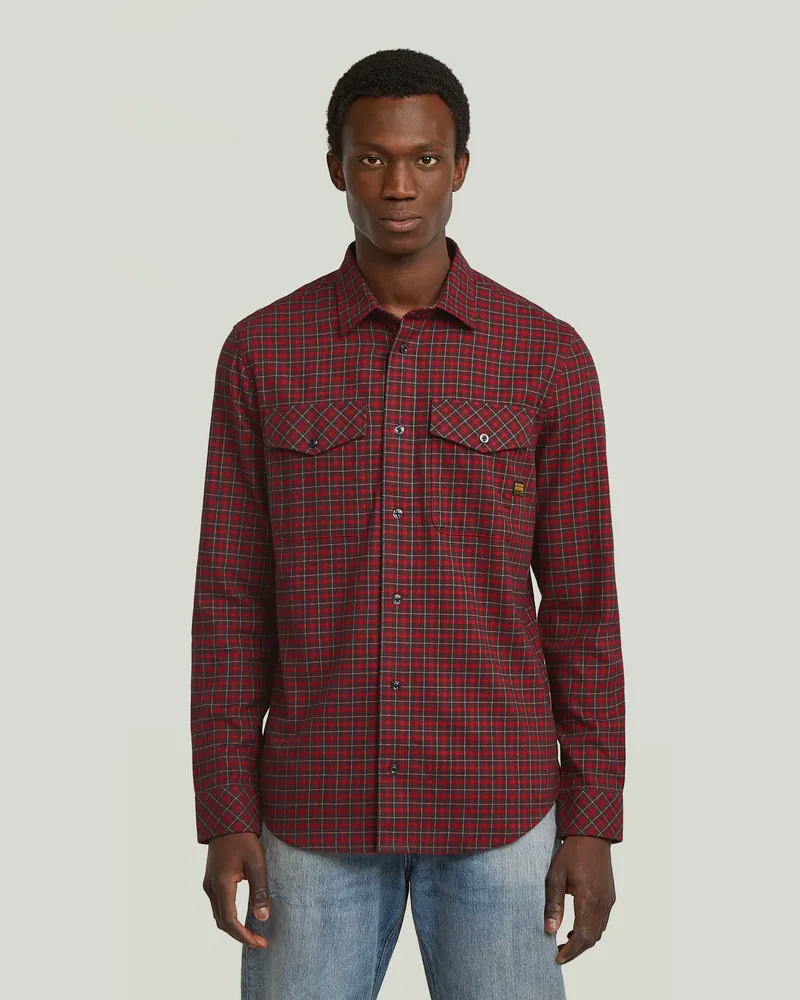 G-STAR RAW Marine Slim Hemd - Mehrfarbig - Herren Mehrfarbig