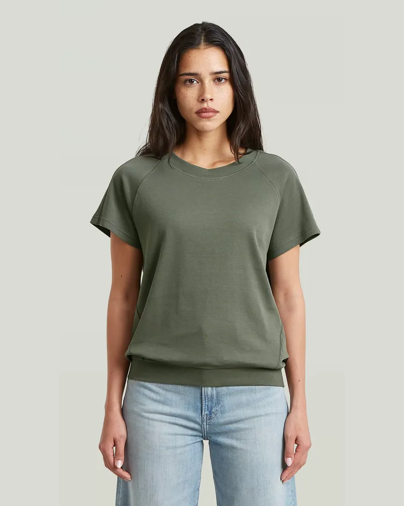 G-STAR RAW Raglan T-Shirt - Grün - Damen Grün