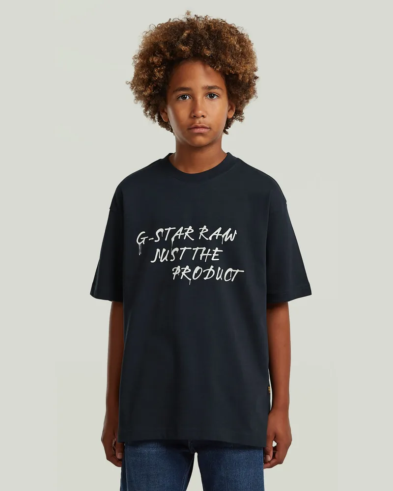 G-STAR RAW Boys Oversized T-Shirt - Dunkelblau - jungen Dunkelblau