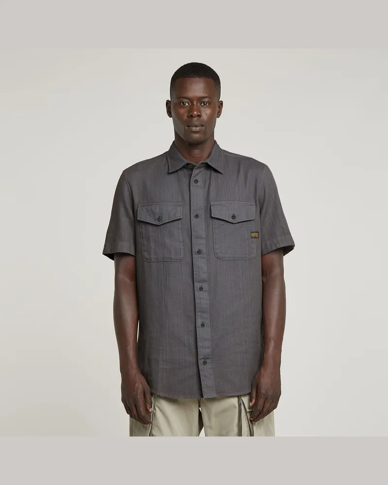G-STAR RAW Marine Slim Hemd - Grau - Herren Grau