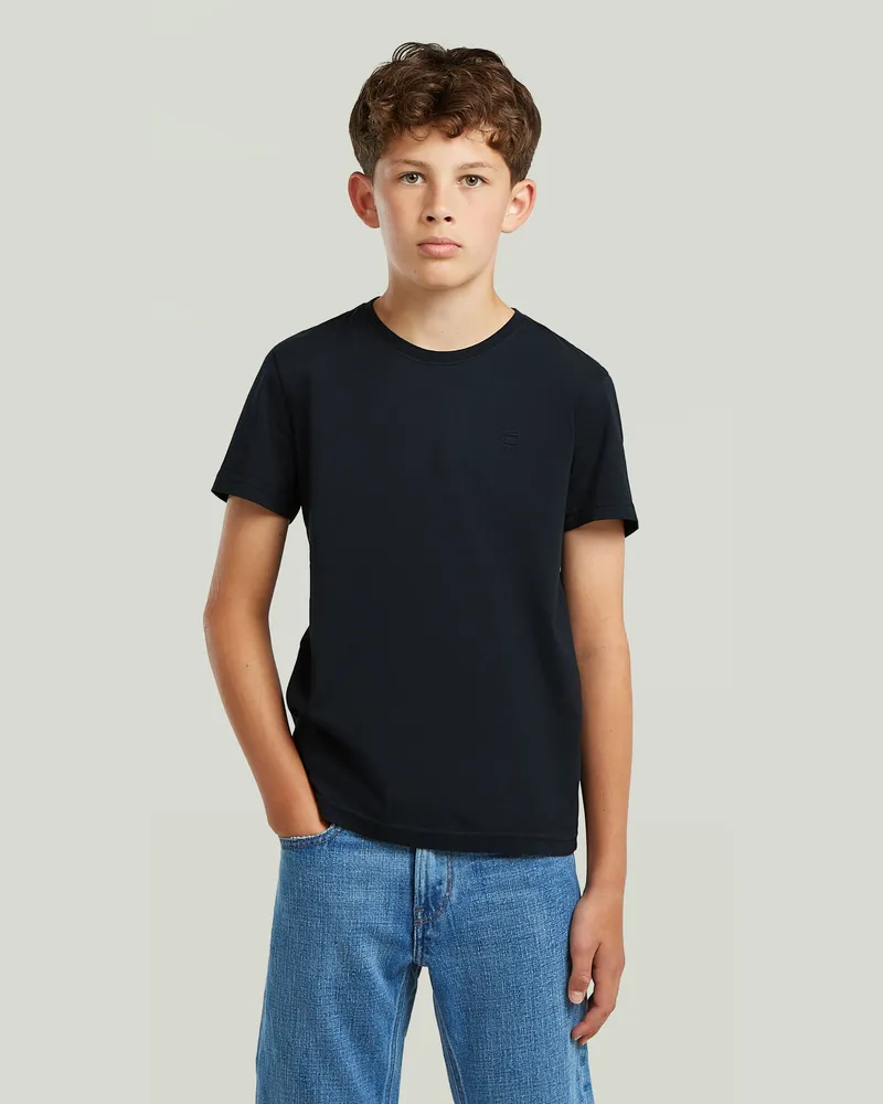 G-STAR RAW Boys Base T-Shirt - Dunkelblau - jungen Dunkelblau