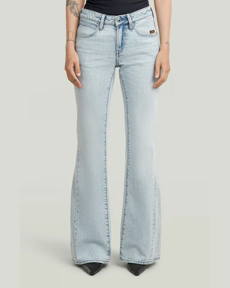 G-STAR RAW Stevey Flare Jeans - Hellblau - Damen Hellblau