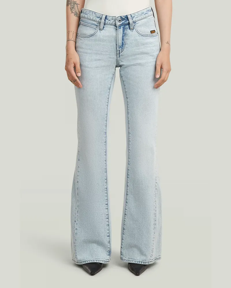 G-STAR RAW Stevey Flare Jeans - Hellblau - Damen Hellblau
