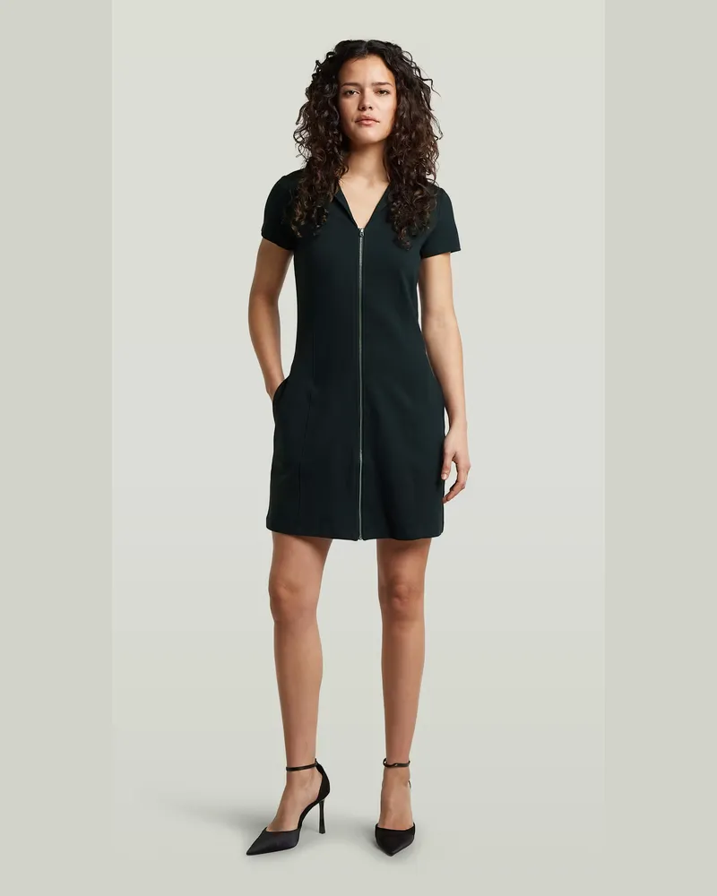 G-STAR RAW Soft Sculpt Fit Flare Dress - Dunkelblau - Damen Dunkelblau
