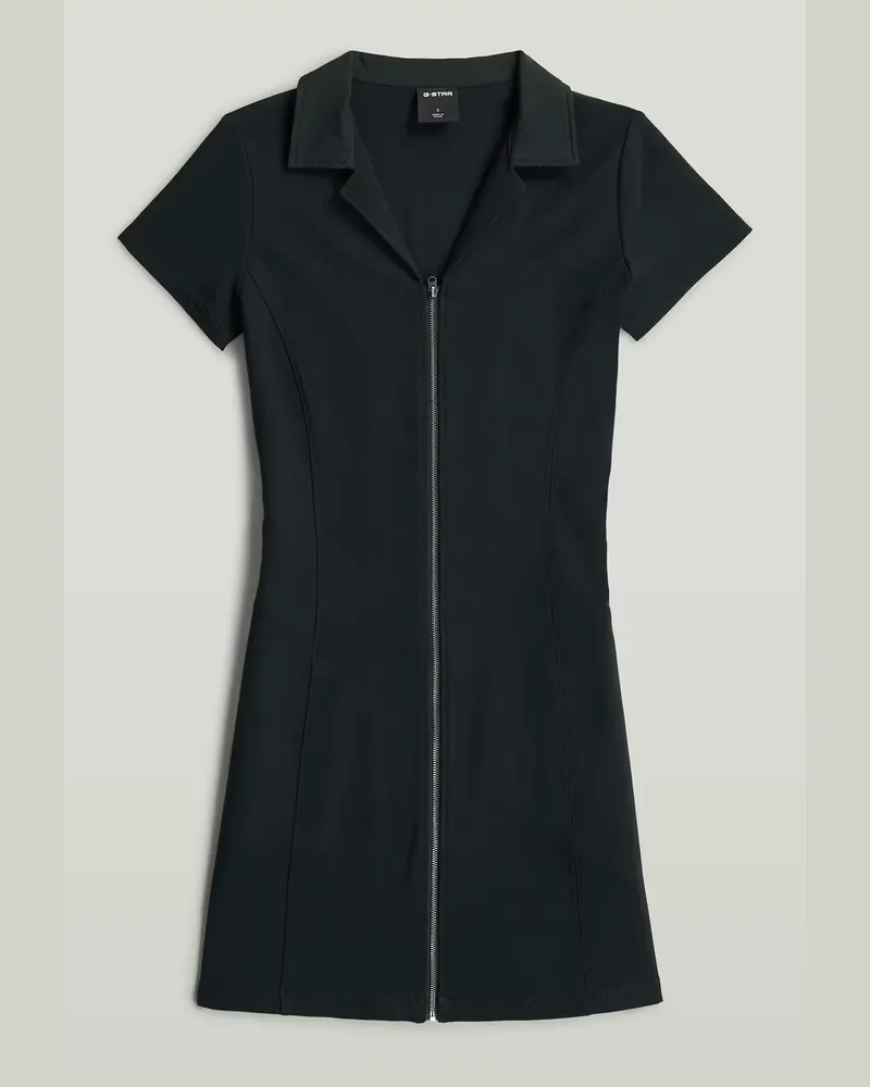 G-STAR RAW Soft Sculpt Fit Flare Dress - Dunkelblau - Damen Dunkelblau