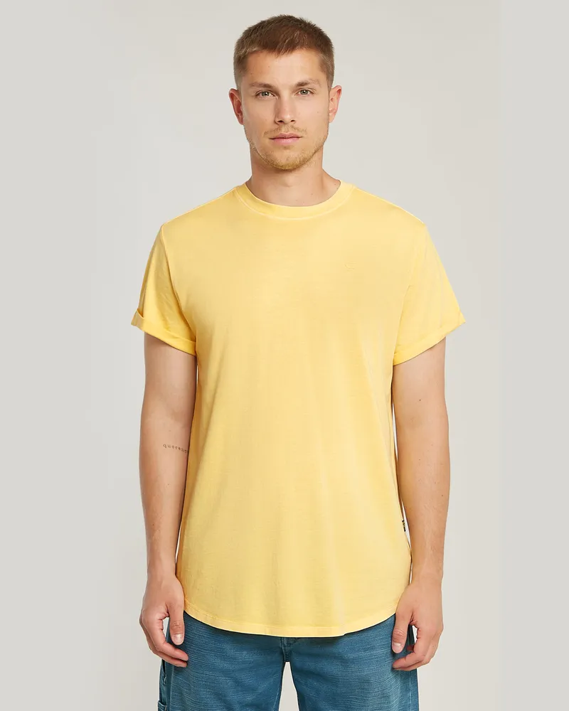 G-STAR RAW Lash T-Shirt - Gelb - Herren Gelb