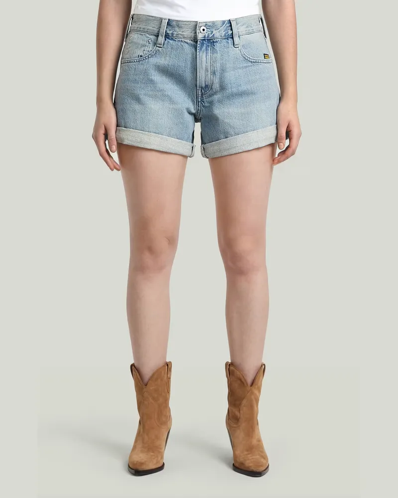 G-STAR RAW Judee Shorts - Hellblau - Damen Hellblau
