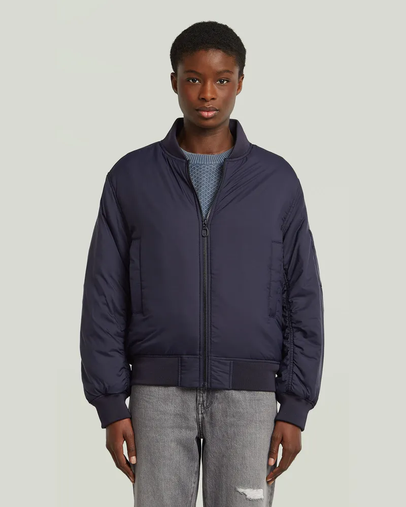 G-STAR RAW Bomber Padded Jacke - Dunkelblau - Damen Dunkelblau