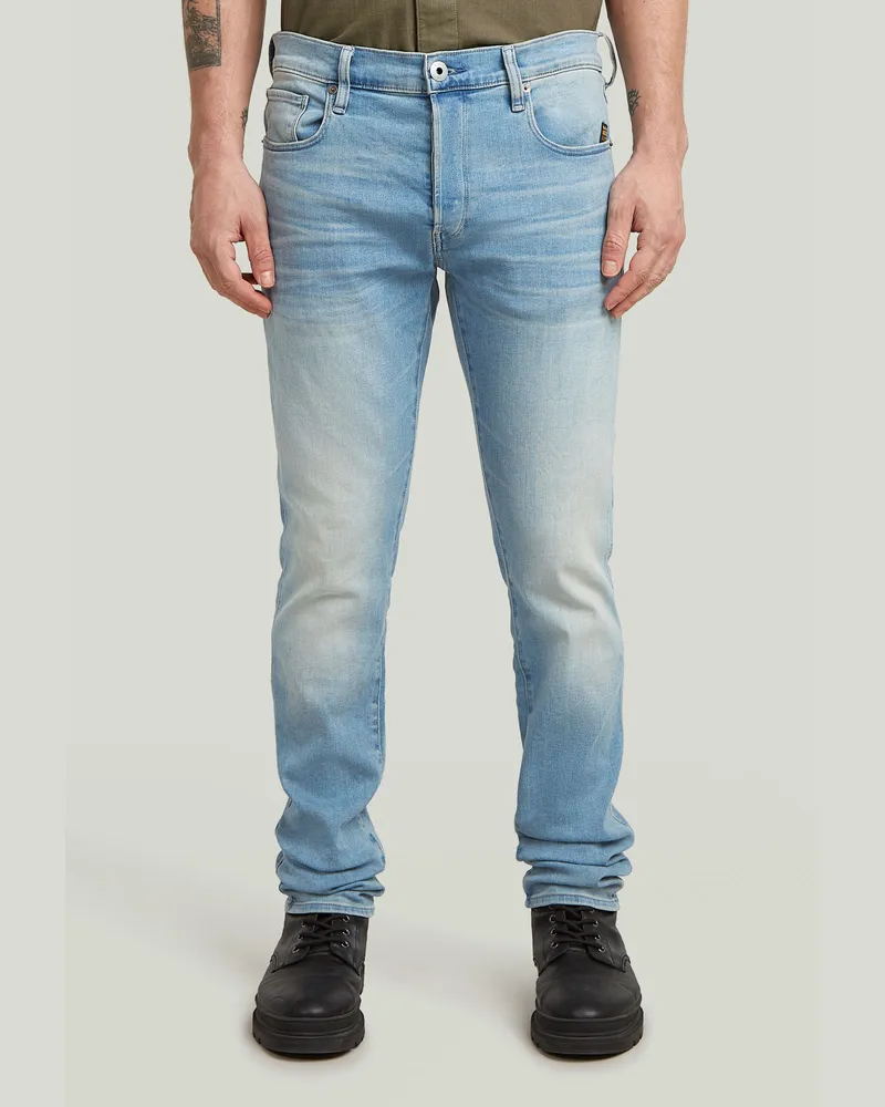 G-STAR RAW 3301 Slim Jeans II - Mittelblau - Herren Mittelblau