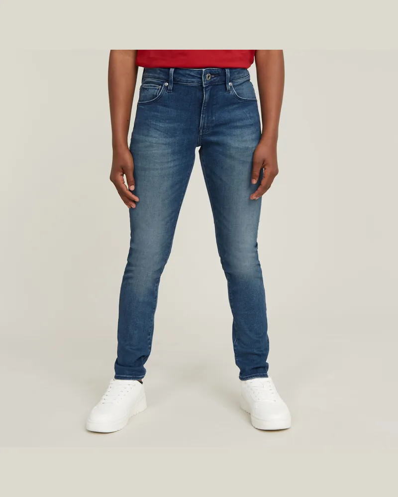 G-STAR RAW Mädchen 3301 Skinny Jeans - Mittelblau - mädchen Mittelblau