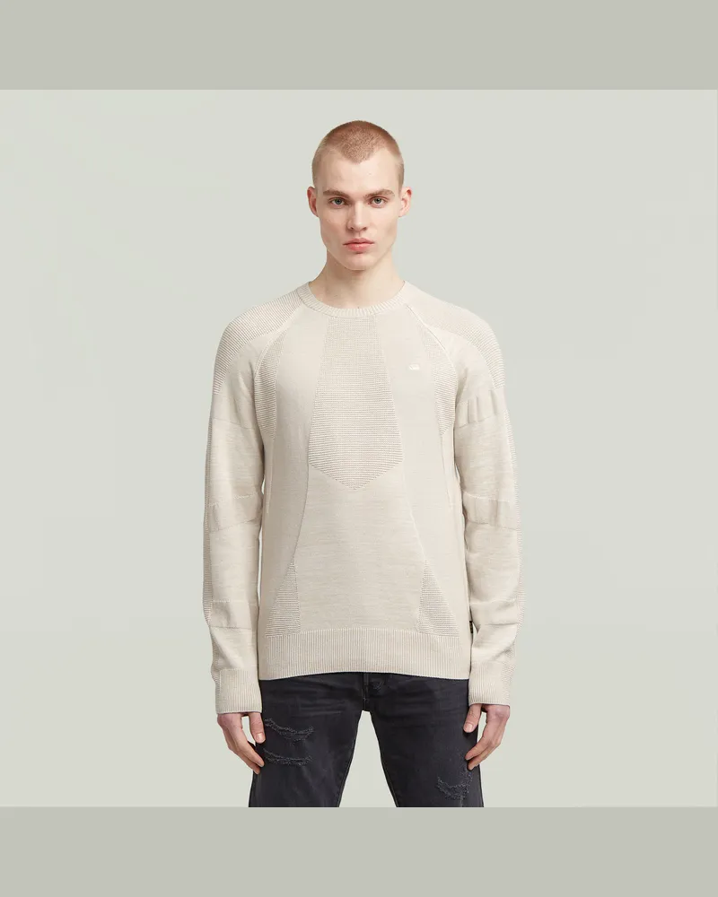 G-STAR RAW 3D Biker Ribbed Knit Pullover - Mehrfarbig - Herren Mehrfarbig