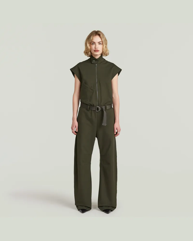 G-STAR RAW Soft Sculpt Jumpsuit - Grau - Damen Grau