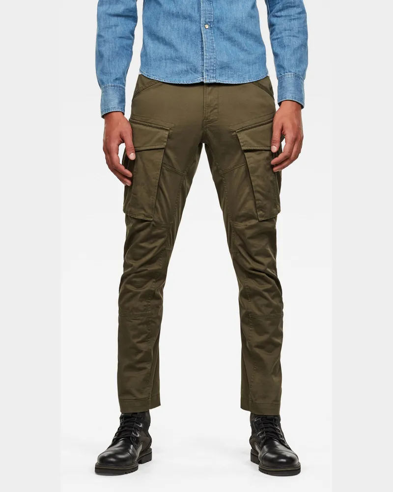 G-STAR RAW 3D Cargo Straight Tapered Pant - Grün - Herren Grün