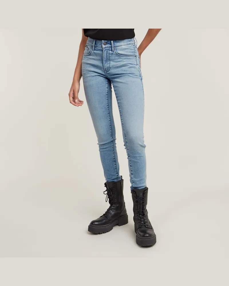 G-STAR RAW 3301 Skinny Jeans - Mittelblau - Damen Mittelblau