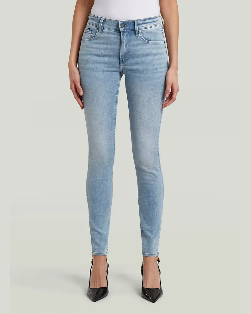 G-STAR RAW 3301 Skinny Jeans - Mittelblau - Damen Mittelblau