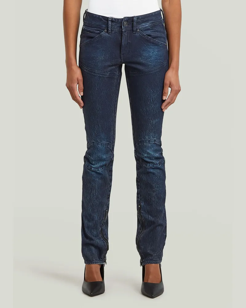 G-STAR RAW Moto Slim Jeans - Dunkelblau - Damen Dunkelblau