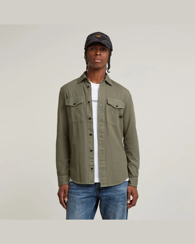G-STAR RAW Marine Slim Hemd - Grün - Herren
